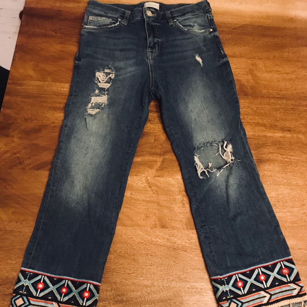 South western Detail Tassle Jeans